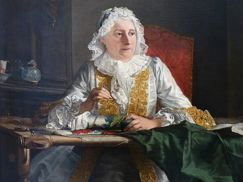 1702-Joseph Aved - Ritratto di Madame Crozat - Museo Fabre, Montpellier